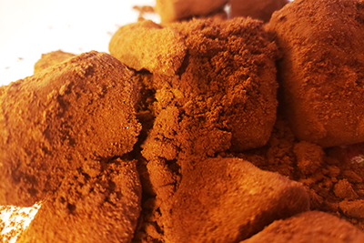 Earthy Goodies edible red just dirt.